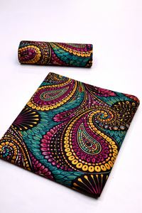 Tela de Algodón 100% con Estampado Africano y Ankara, Diseño Único y Atrevido para Producción de Moda - Product Image 4