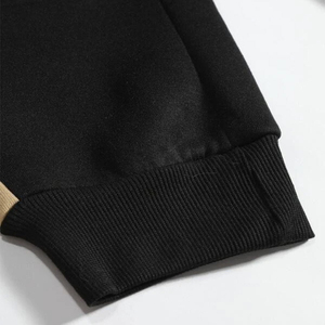 Comfortable <b>men</b> tracksuit outfit featuring long sleeve <b>jacket</b> and adjustable trousers ideal for exercise running jogging - Product Image 4