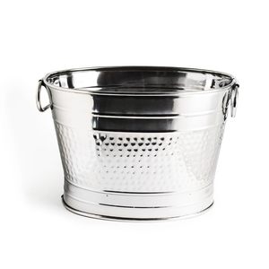 Insulated Stainless Steel Beverage Tub with Handles Double Wall Wine <b>Drink</b> Cooler <b>Bucket</b> for Parties Large Capacity <b>Drink</b> Cooler - Product Image 1