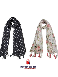 Bufanda Larga de Lujo Personalizada con Estampado, Tela Suave, Bufanda de Moda, Marca Personalizada, Fabricante Textil OEM ODM - Product Image 5