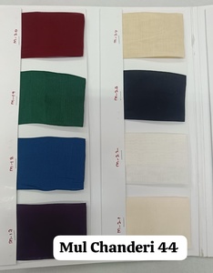 Plane Mull Chanderi <b>Fabric</b> - Product Image 5