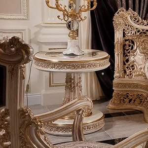 Juego de Sofás Seccionales en Forma de L, Estilo Clásico y Lujoso, con Cojines Rellenos de Esponja, Muebles para Sala de Estar de Estilo Europeo - Product Image 6