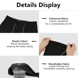 Leggings de compression pour hommes, best-sellers, pour la course à pied, vêtements de sport, séchage rapide, vêtements de fitness, collants d'entraînement - Product Image 3