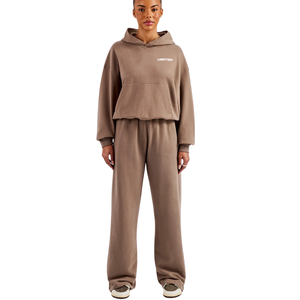 Women's Pullover Hooded Tracksuit <b>Set</b> Relaxed Long Sleeve Top Wide Leg Trousers Elastic Waist Two Piece Casual <b>Lounge</b> Outfit <b>Set</b> - Product Image 5