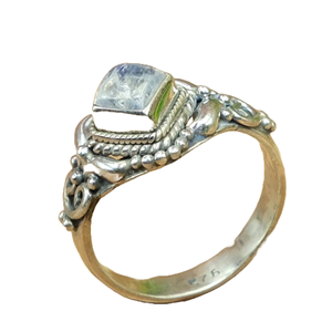925 Sterling Silver Handmade Natural Moonstone <b>Ring</b> for Women Vintage Filigree Designer <b>Statement</b> <b>Ring</b> Wholesale Silver <b>Ring</b> - Product Image 1