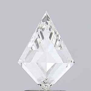 Diamant de laboratoire de 2,00 carats en forme de cerf-volant, certifié IGI, couleur F, clarté VVS2, diamant de laboratoire non monté pour bijoux personnalisés - Product Image 3