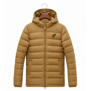 Veste matelassée classique avec col à capuche pour la saison froide, veste d'hiver - Product Image 3