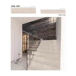 5 pies 1520X300/1520X200mm Baldosas de escalera de porcelana Acabado brillante 12mm de espesor Baldosas escalonadas y elevadoras vitrificadas de cuerpo completo - Product Image 4