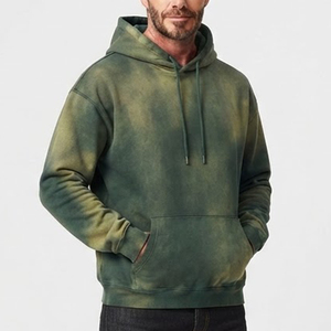 Sudadera con Capucha Tie-Dye para Hombre, Personalizable con Logotipo, Corte Regular, Algodón French Terry, Estilo Casual para Otoño, con Bolsillos - Product Image 1
