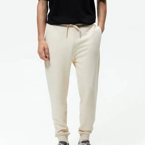 Pantalones de chándal FECE de algodón pesado para hombre, Jogger alto transpirable con logotipo personalizado para Fitness informal, invierno, correr, gimnasio, tela privada - Product Image 1