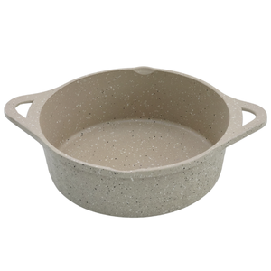 Cacerola de Aluminio Fundido a Presión con Tapa de Vidrio, Revestimiento Antiadherente de Cerámica, Compatible con Inducción, Diseño Moderno y Lujoso, Apta para Lavavajillas - Product Image 1