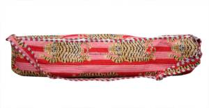 Bolsa acolchada artesanal para esterilla de yoga con diseño de estampado de tigre, correa ajustable, tela ligera, perfecta para viajes y uso diario. - Product Image 5