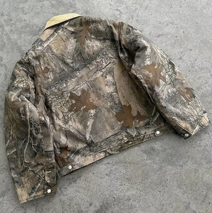 Men's <b>Camouflage</b> <b>Tracksuit</b> Full Sleeve Zipper Fly Windproof Casual Autumn Wear Regular Fit Polyester Material Sublimation Print - Product Image 2