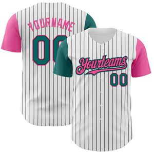 Camiseta de Béisbol Personalizada, Transpirable, con Estampado de Equipo, Proveedor OEM, Verano, Unisex, 100% Poliéster, Manga Corta - Product Image 5