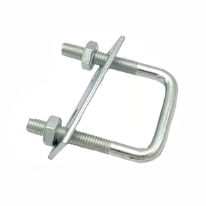 Pernos en U Cuadrados de Acero/Aluminio de Alta Resistencia, Acabado Superficial Resistente a la Corrosión, Personalizados para Soporte de Tuberías en Construcción - Product Image 6