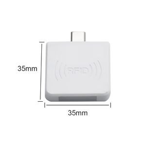 센세스앤롯 FR66 <span class=keywords><strong>13.56MHz</strong></span> 휴대용 <span class=keywords><strong>RFID</strong></span> 리더기 (마이크로 USB/타입-C 인터페이스, ISO 14443A 프로토콜, 안드로이드 휴대폰용) - Product Image 1