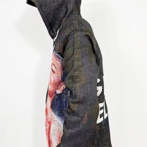 ผู้ผลิตเสื้อฮู้ดดี้แบบหนาพิเศษ ขายส่งเสื้อฮู้ดดี้ผ้าฝ้ายโอเวอร์ไซส์ รับผลิตแบบ OEM ODM แบรนด์ส่วนตัว เสื้อผ้าสตรีทแวร์ - Product Image 3