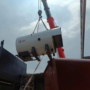 หม้อไอน้ำชีวมวลจากแกลบข้าวและเศษไม้แบบ CFB แบบสองถังพร้อมท่อน้ำ ขนาด 1-8 เมกะแคลอรี - Product Image 1