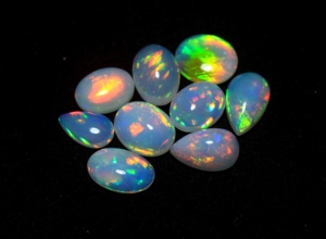 Ópalo Etíope de Calidad Superior, Corte Oval Cabujón, Gema Natural Multifuego, Piedra de Nacimiento de Octubre, Suelta para Joyería - Product Image 6