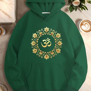 Símbolo Om con marco adornado sudaderas casuales de mujer - Product Image 4