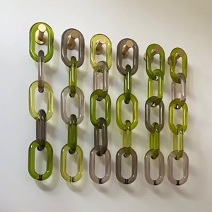 Chaînes en résine transparente écologique de haute qualité, faites à la main, colorées, pour décoration murale, projets DIY, ange artistique - Product Image 1