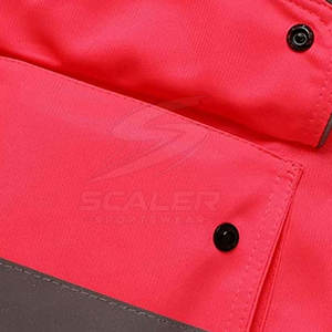 Chaleco de seguridad de alta visibilidad con tiras reflectantes anchas para trabajo nocturno y respuesta a emergencias - Product Image 6