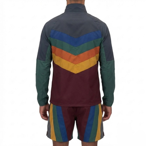 Custom Embroidery Logo Men Windbreaker <b>Shorts</b> <b>Set</b> Wholesale Breathable Men Windbreaker <b>Set</b> With All Size Available - Product Image 2