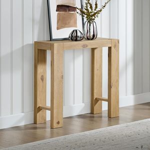 Solid <b>Wood</b> Console <b>Table</b> - 36 Inch Modern Farmhouse <b>Small</b> Entryway <b>Table</b> - Easy Assembly Living Room Furniture for Behind The. - Product Image 3