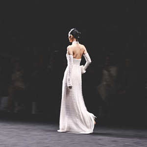 Vestido de Noche para Mujer, Elegante, SIN TIRANTES, con Apliques de Perlas, Largo, Sin Mangas, Diseño de Lujo ODM - Product Image 5