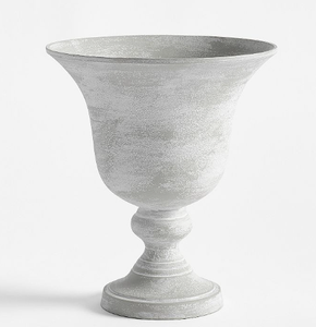 Jarrón de Pedestal de Hierro Moderno, Decoración para el Hogar, Soporte para Flores de Mesa, Acanalado, Festoneado, Ecológico, Resistente al Óxido - Product Image 1