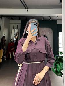 Colección de Kurti/Kurta de estilo Indo-Occidental con un hermoso diseño de cuello en colores vibrantes y longitud hasta la rodilla, de SHREE INDIAN EXPORTS - Product Image 6