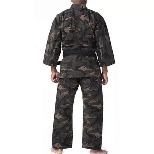 ODM Karate Gi Set Camouflaged Print Lightweight Durable <b>Stitch</b> Comfortable Wear Karate Uniform - Product Image 4