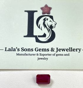 Best Price Natural Mozambique <b>Ruby</b> Heated Gemstone Octagon Cut 3.74 Carat Reddish Pink July Birthstone for Making Ring - Product Image 6