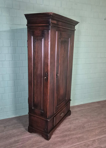 Armario Elegante de 2 Puertas con 2 Estantes de Almacenamiento, Tallado en Madera Vintage Hecho a Mano, para Dormitorio o Sala de Estar, Mueble 2026 - Product Image 5