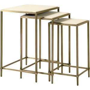 Premium Quality Iron <b>Nesting</b> Table Set Modern Metal Furniture For Hotel Lobby And Living Room Decoration - Product Image 2