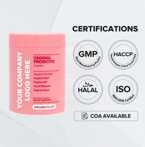 Cápsulas probióticas íntimas para mujeres, fábrica OEM, suministro al por mayor para la salud vaginal - Product Image 2