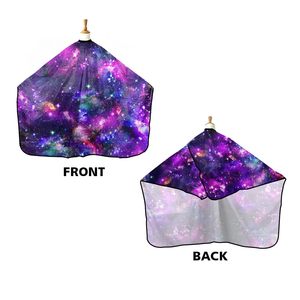 Cape de Salon Personnalisée Imprimée avec Fermeture Élastique à Crochet Métallique Réglable 52x58 Pouces, Résistante à l'Eau, Écologique et Confortable pour Barbiers - Product Image 3