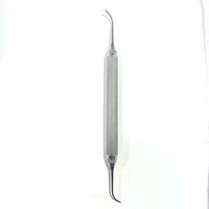 Kit d'instruments manuels pour composites dentaires, poignée moletée, argent, outils chirurgicaux de classe I, équipements dentaires - Product Image 5