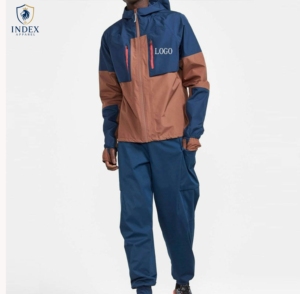 Conjunto Deportivo para Hombre INDEX APPAREL, Diseño Color Block, Manga Larga, Cierre con Cremallera, Estilo Deportivo, Otoñal, Resistente al Viento, Corte Regular - Product Image 1