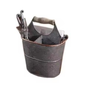 Stainless Steel Cutlery Holder Basket with Handle <b>Kitchen</b> Utensil Organizer Rack for Fork Spoon Knife Storage <b>caddy</b> - Product Image 6