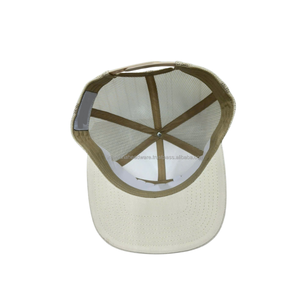 Custom Embroidery Logo 7 Panel <b>Flat</b> Bill Snapback Snap Back Breathable Full Mesh Trucker Caps <b>Hats</b> With Custom Color - Product Image 3