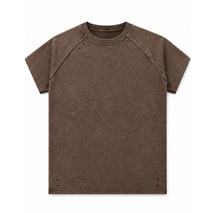 T-shirt Raglan OEM vierge en coton doux à col ras du cou, vêtements personnalisés, fabricant de vêtements en gros, T-shirts Raglan athlétiques à séchage rapide - Product Image 1