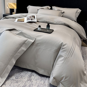 Juego de Sábanas de Algodón de Fábrica China, Diseño de Hotel, Juego de Ropa de Cama de 5 Estrellas, Tela de Satén de Algodón, Juego de Funda de Edredón - Product Image 3