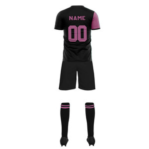 Wholesale Adults Football Uniform Shirts Custom Print Men'S <b>Short</b> Sleeve Soccer Shirts Breathable Soccer Jersey Sets For Men's - Product Image 3