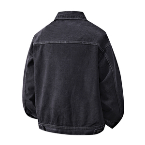 High Quality Casual Men Denim Jacket Plain Dyed Export Grade Clothing Made In Pakistan - Product Image 5