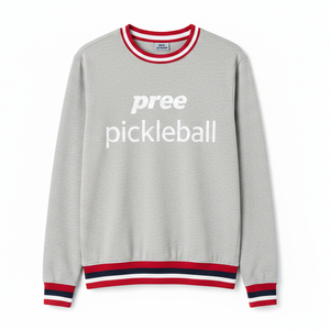 เสื้อสเวตเชิ้ตพิคเคิลบอลระบายอากาศสำหรับฤดูร้อน คอกลม แขนยาว ขอบยางยืด เสื้อพูลโอเวอร์สำหรับเล่นกีฬา รับผลิตแบบ OEM ODM - Product Image 3