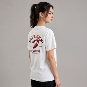 T-shirt imprimé confortable pour femme, style streetwear tendance, tissu doux et respirant, motif en relief - Product Image 6