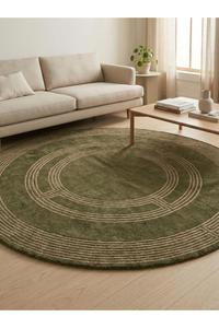 Modern Soft Wool <b>Hand</b> <b>Tufted</b> <b>Rug</b> with Anti-Slip Bottom for Bedroom Living Room Hotel Decor - Product Image 5