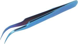 Pinzas para Extensión de Pestañas de Fibra, Volumen 45, 90 Grados, Pinzas Metálicas de Alta Calidad para Venta al Por Mayor - Product Image 5