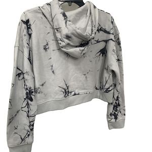 Sweat-shirt à capuche tie-dye pour femme, coupe ample, manches longues, décontracté, pour le printemps, 100% coton tricoté, non doublé - Product Image 2